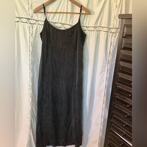 Silk Black Slip Dress (Vintage 90s)
